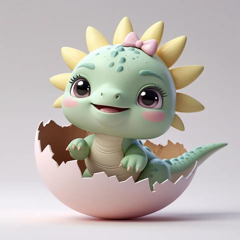 Baby Stegosaurio Niña   