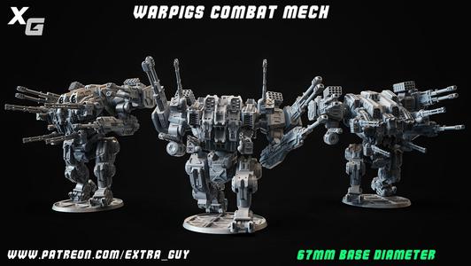 Mech Warpig Class Heavy Frame 67mm  base 3 Poses