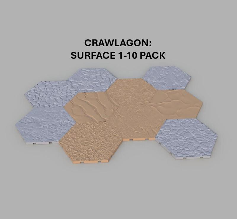 CRAWLAGON: *SURFACE 1-10 PACK* || RC rock crawling system for 1/24, 1/18, 1/16 scale RC crawlers