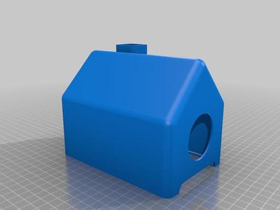 Smooth maison bleue / house lamp