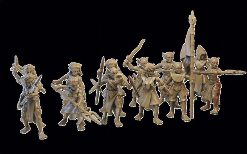 Naiad Infantry Miniatures (32mm, modular)