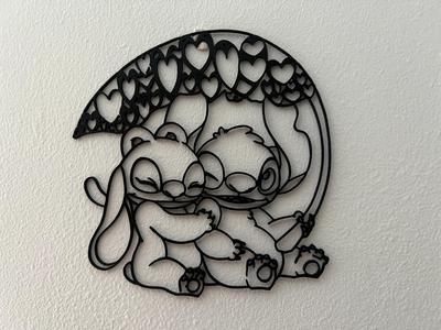 stitch and love one line 