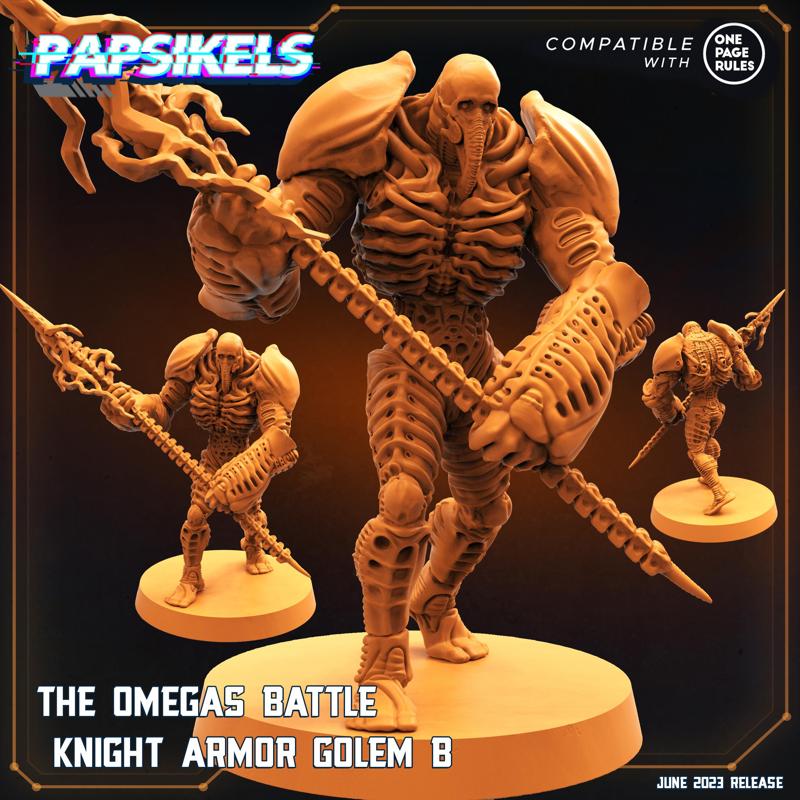 OMEGA BATTLE KNIGHT ARMOR GOLEM - B