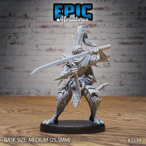 Ninja Insect Warrior Katana / Evil Insectoid / Humanoid Samurai / Forest Beast / Jungle Encounter