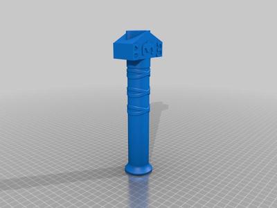 Sokka's Space Sword (fits 1/2" pvc pipe)