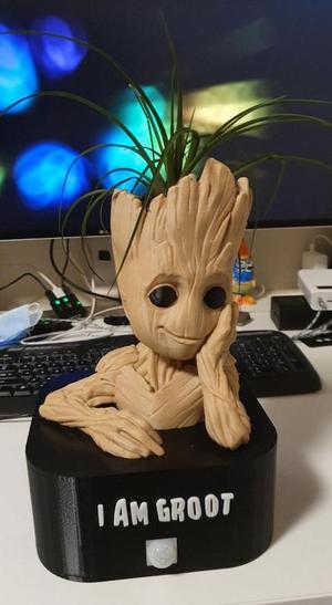Talking Groot Pot Plant