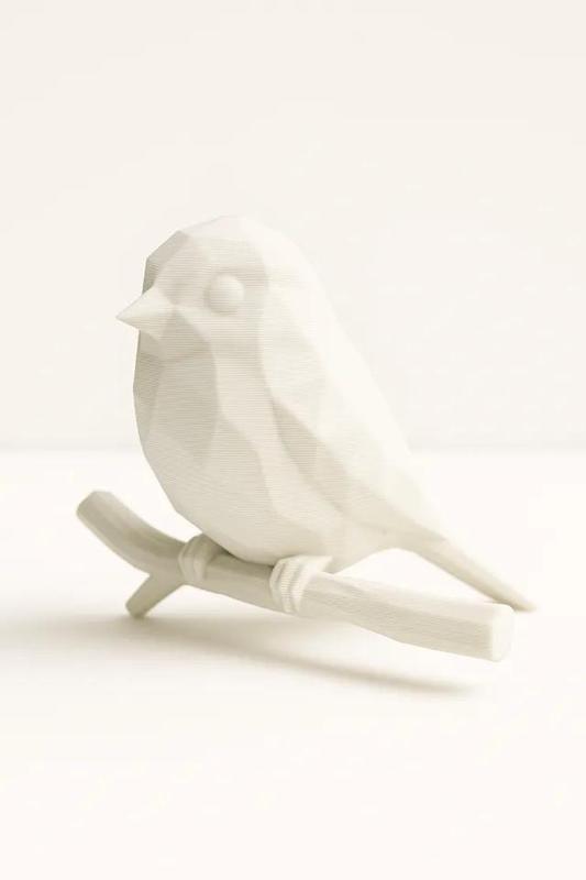 Low-Poly Bird – Easy-to-Print Polygonal Bird Model   