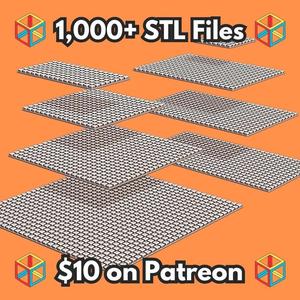 Build Plates for FDM Optimized Building Bricks MineeForm FDM 3D Print STL File   