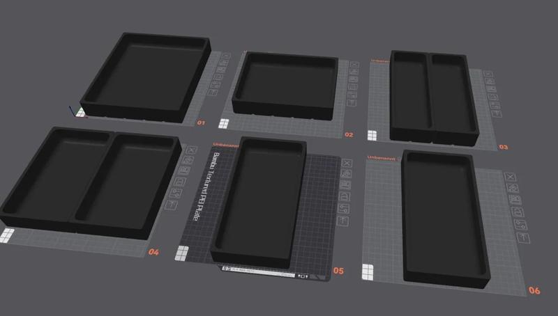 Gridfinity Modular Modern Kitchen Trays   