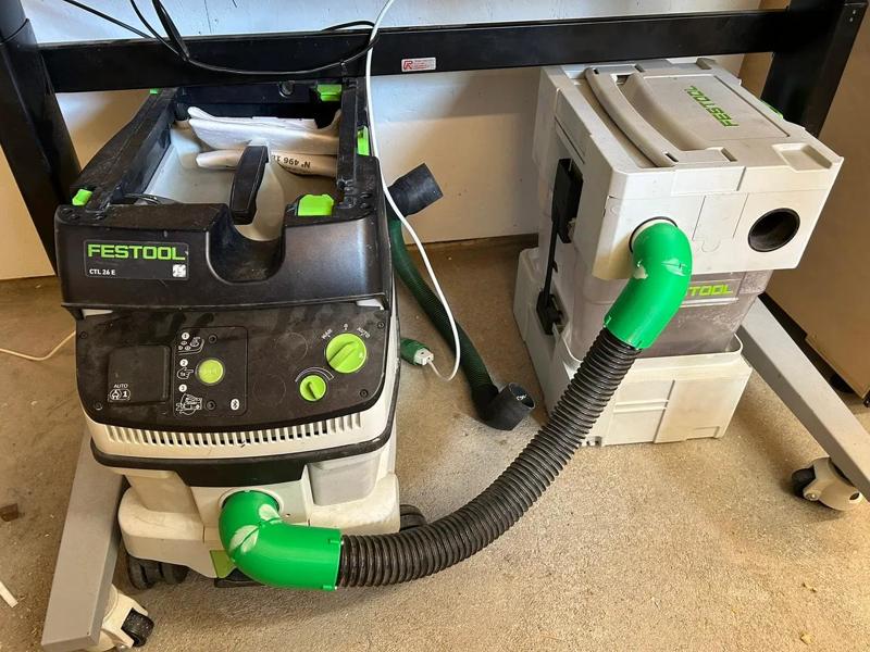 50mm swivel hose adapter for festool vac and cyclone 45 degree bend   