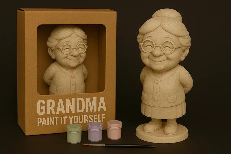 Grandma – Paint-It-Yourself   