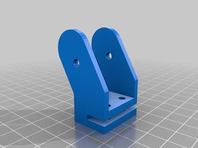Alternate Filament Feed Bracket (no screws needed!)