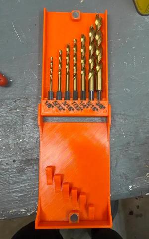 Hex Drill Bit Case w/ Magnet Remix (Harbor Freight kit)   