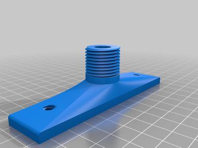 LED light yoke mount to 0.5 inch NPT