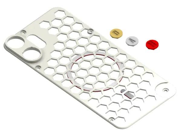 Honey-Comb Customizable Phone Back (CMF Phone Pro 2)   