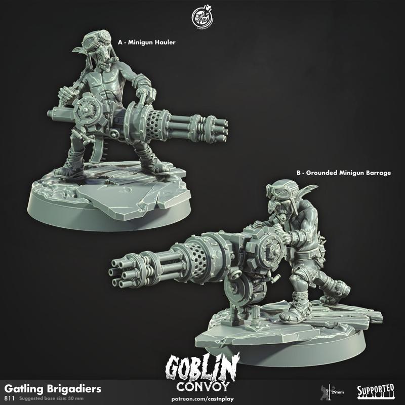 Gatling Brigadiers (Pre-Supported) | Cast n Play