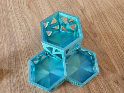 Decorative Hexagon Storage Remix