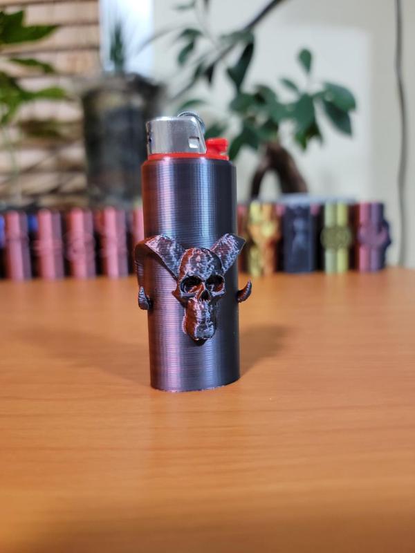 Devil Skull BIC Sleeve
