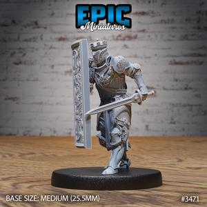 Tower Knight Shield / Royal Male Warrior / Human Guard / Armored Fighter / Castle Encounter