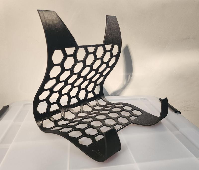 Honeycomb book stand