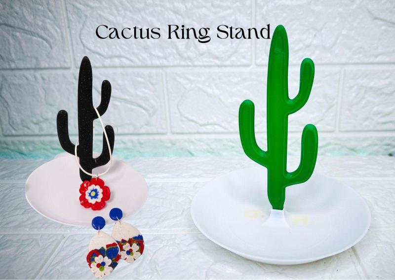 Cactus Jewellery Stand Display