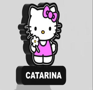 Hello Kitty lightBox With Name