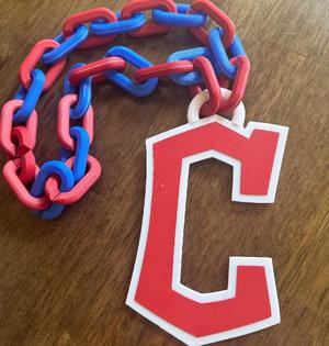 Cleveland Guardians oversized pendant chain