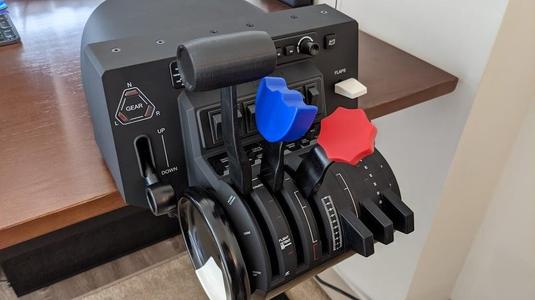 PA28 Throttle Levers for Honeycomb Bravo