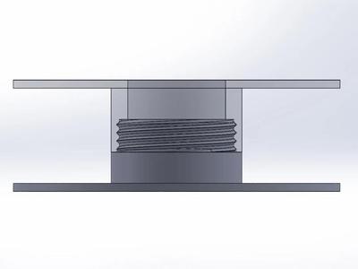 Simple Threaded Refill Spool Holder   