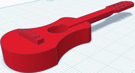 simple guitar model   
