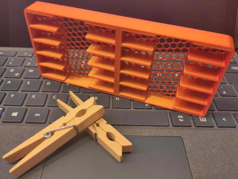 Clothespin engraving Jig   