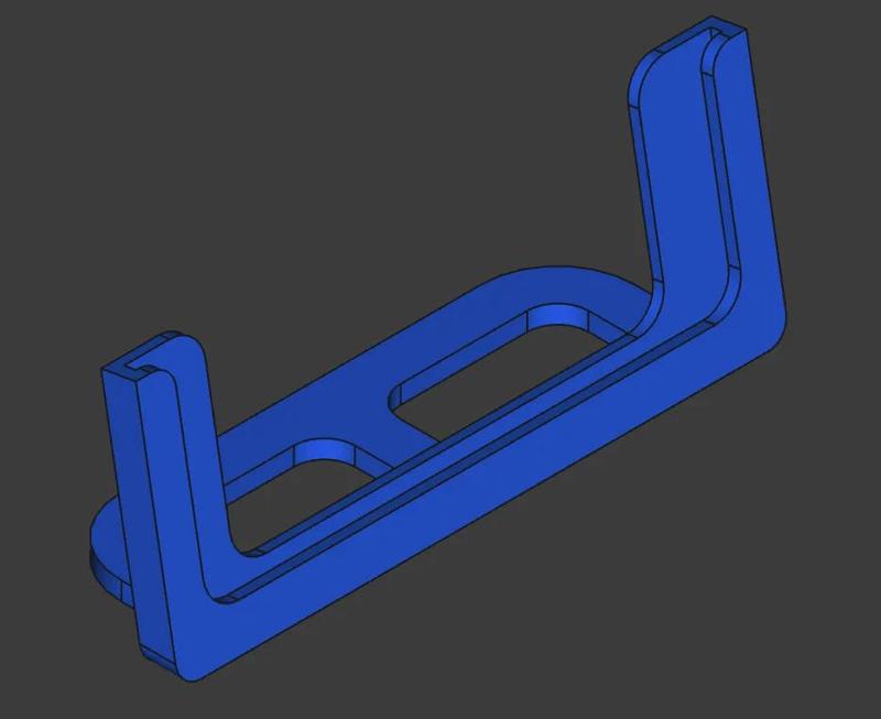 SHA2017 badge desk holder   