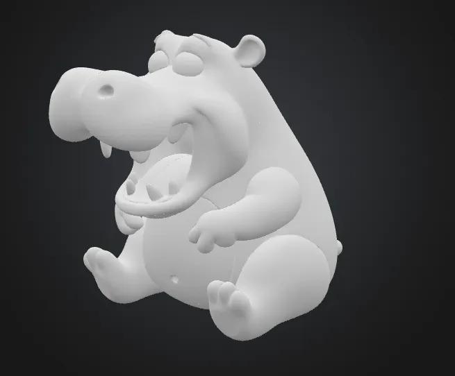 Yawning Hippo   