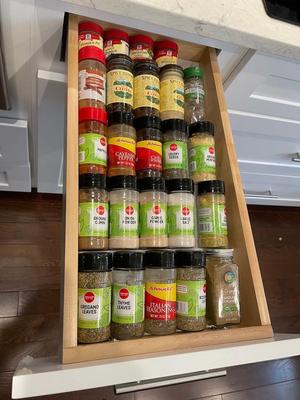 Kitchen Drawer Spice Rack 