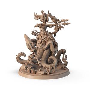 Furious Octopus Mermaid