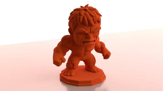 Cute Incredible Hulk Figurine   