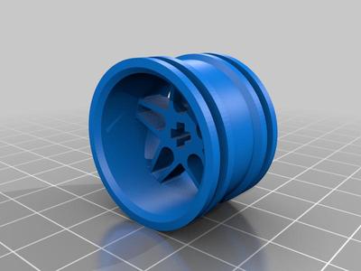 lego custom rim for 43.2x22zr tires and alike