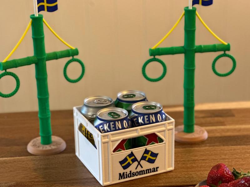 Beer crate, Swedish Midsummer edition