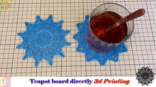 Print a beautiful teapot board directly