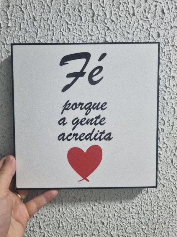 Decorative pictures: Faith - Because we believe   