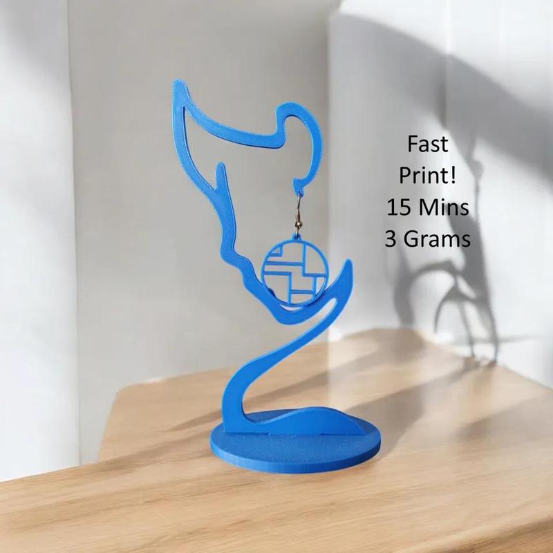 Modern Abstract Geometric Earrings   