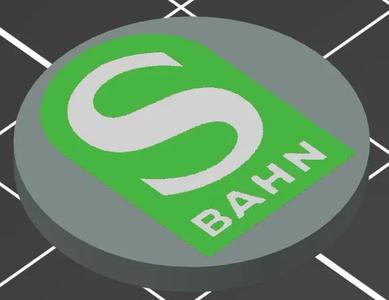 1€ Einkaufschip mit 1931 Logo der S-Bahn Berlin   