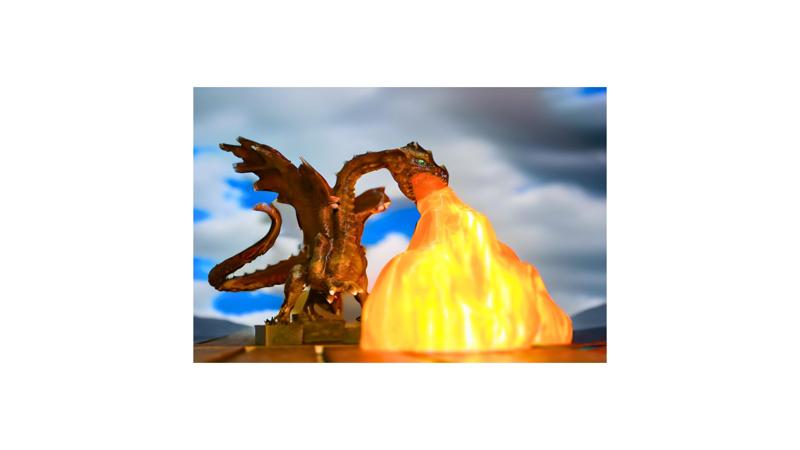 Dragon lamp