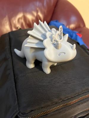 Dinosaur Bride Cute Stylized Triceratops   