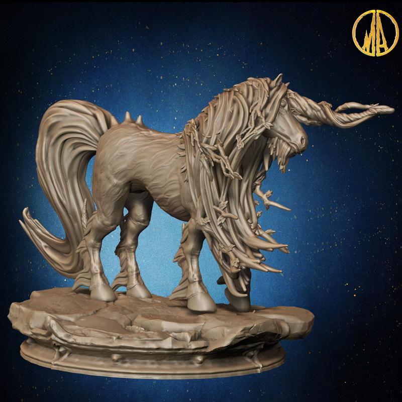Unicorn - 2 poses - The Whispering Forest