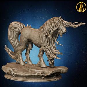 Unicorn - 2 poses - The Whispering Forest
