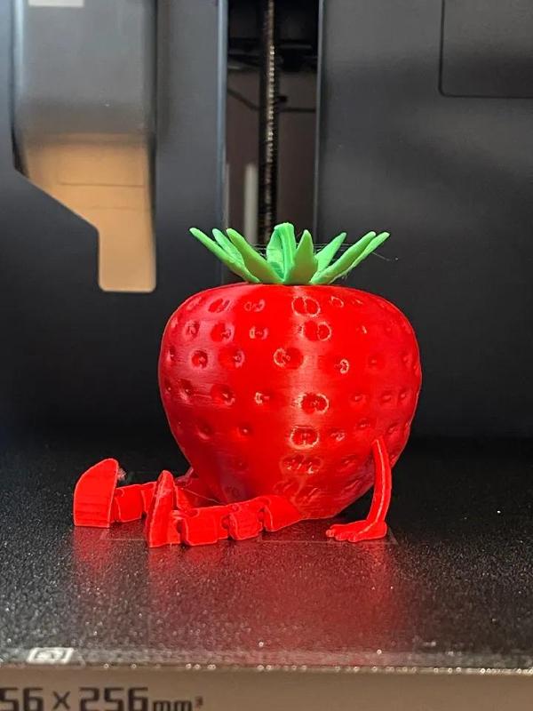 Friendly articulated strawberry   