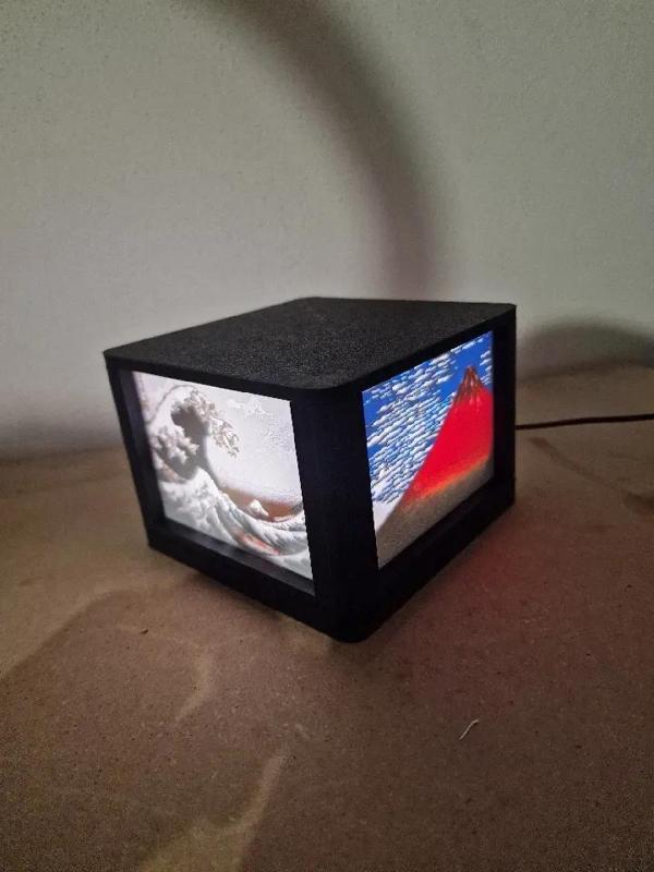 Lithophane Box Lamp Cable/Batteries   