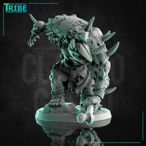 (L 0045) Male troll with a bone  (Large)