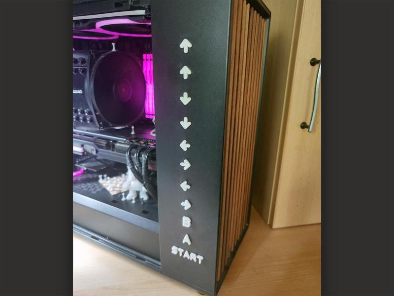 Konami Code Wall Decoration